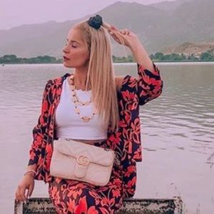 Zara print pajama top NWT